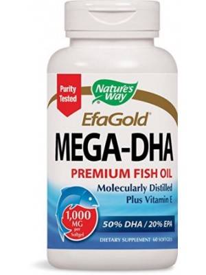 MEGA DHA 1000 mg. 60 capsules